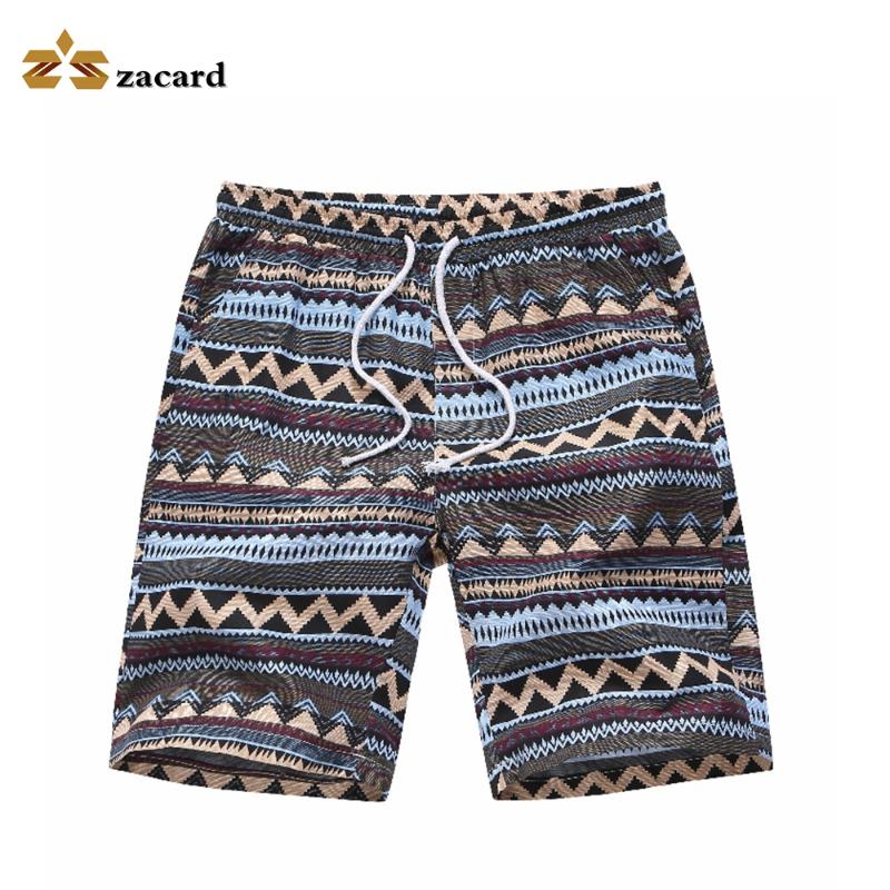 

ZACARD 2020 New Fashion Men' Fitness Swimming Loose Shorts Printed Drawstring Beach Shorts Quick Dry Summer Casual Male Board, St106