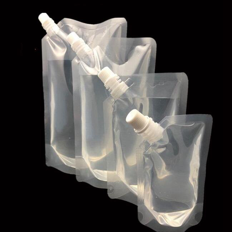 

500pcs Doypack 250ml 350ml 420ml 500ml Plastic Stand Up Spout Liquid Bag Pack Beverage,Squeeze,Drink Spout Pouch