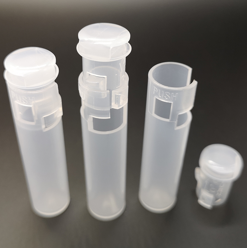 

Child Resistant PVC Tubes Vape Cartridges packaging bag for 0.5ml 0.8ml 1.0ml 510 Cartridge Size 87mm*16mm Child-Proof plastic tube