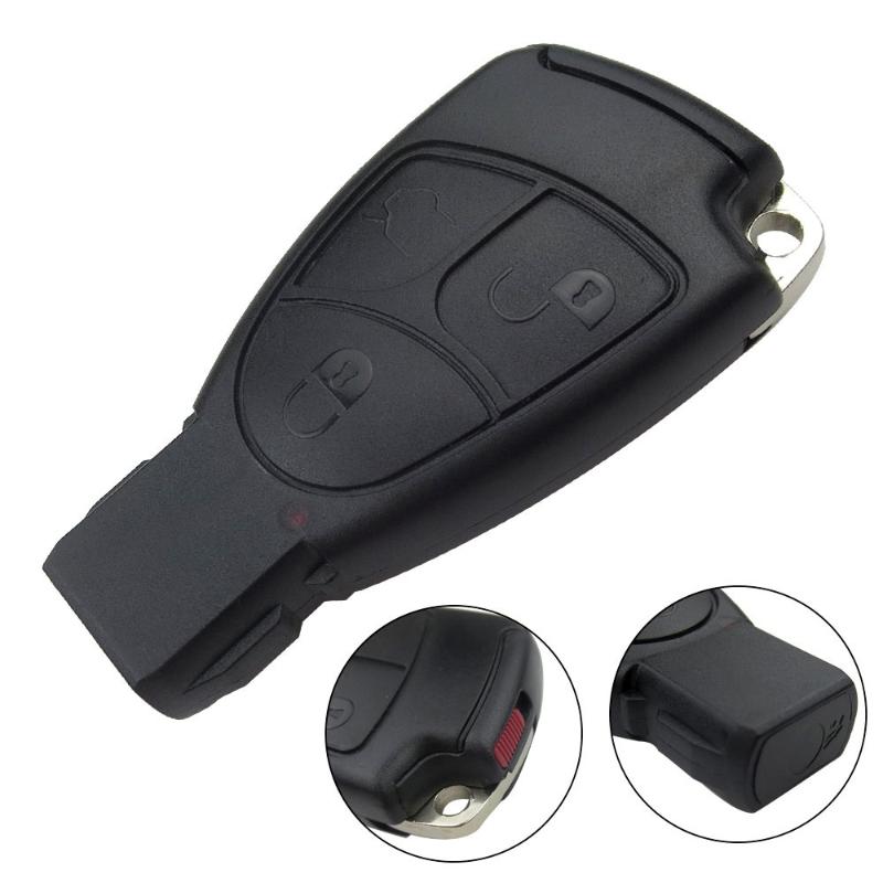

Sm art Car Remote Key Case Fob For Mer cedes MB C E ML S SL SLK CLK Soft 3 Buttons With Battery Cover And Blade