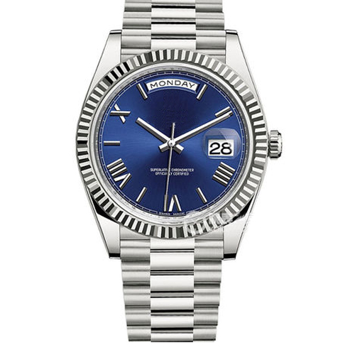 

2019 High quality 16 colors wholesale DAY DATE Diamond Sapphire Glass mechanical 41MM men watches Stainless steel male Wristwatches, Make waterproof