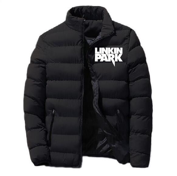 

Men' Jackets Fashion Linkin Park Jacket Lincoln Top Thick Loose Wear, Black