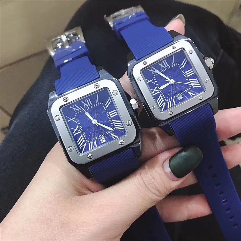 

New Arrivals Fashion High Quality Steel Mens Men Women Japan Quartz Style watches Luxury Watch CA075, Black 39mm