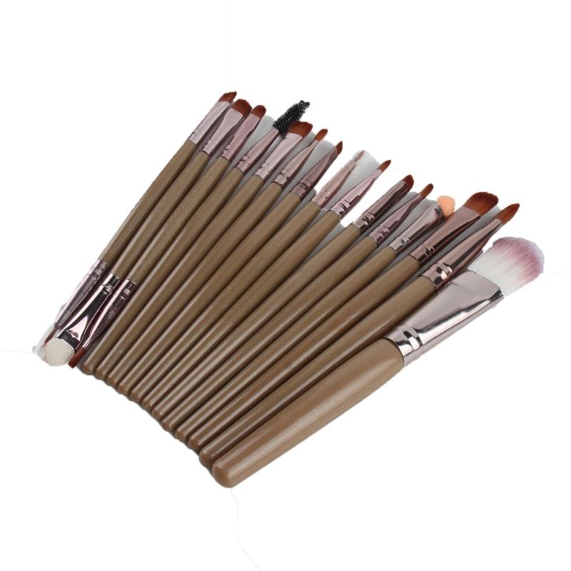 

15pcs/set Makeup Brushes Sets Kit Eyelash Lip Foundation Eye Shadow Brow Eyeliner Cosmetic Make Up Brush Beauty Tool