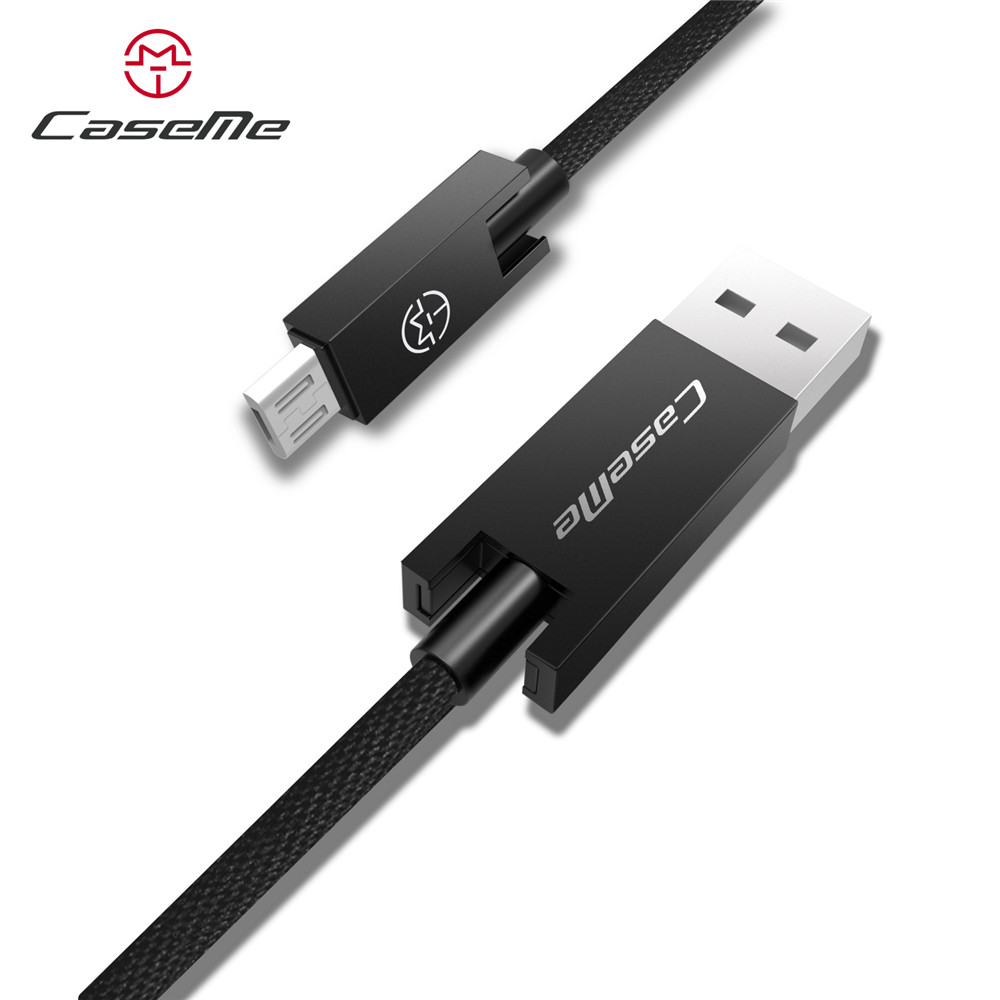 

CaseMe Micro USB Data Fast Charging Cable for Android 1.2M, Black