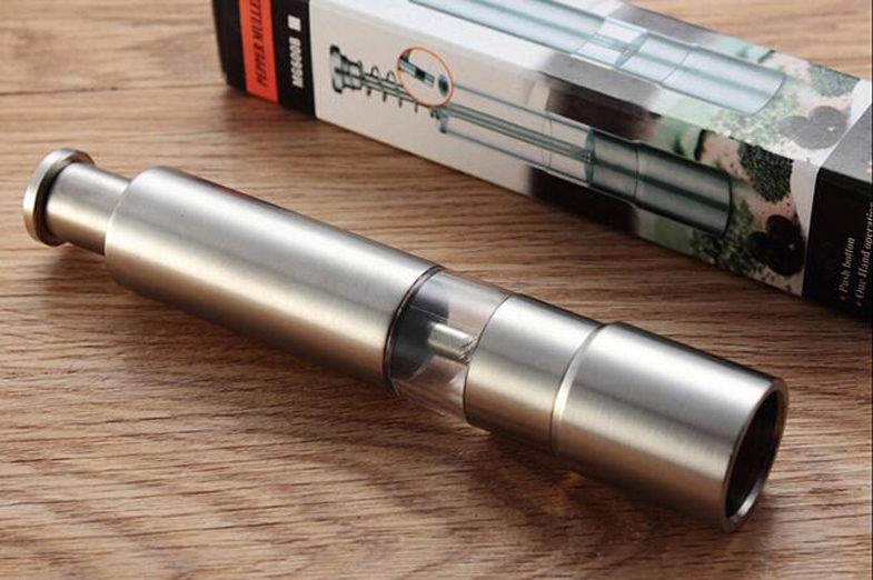 

50pcs NEW Stainless Steel Metal Portable Manual Pepper Grinder Pepper Muller Mill Mull Seasoning Grinders Free Shipping