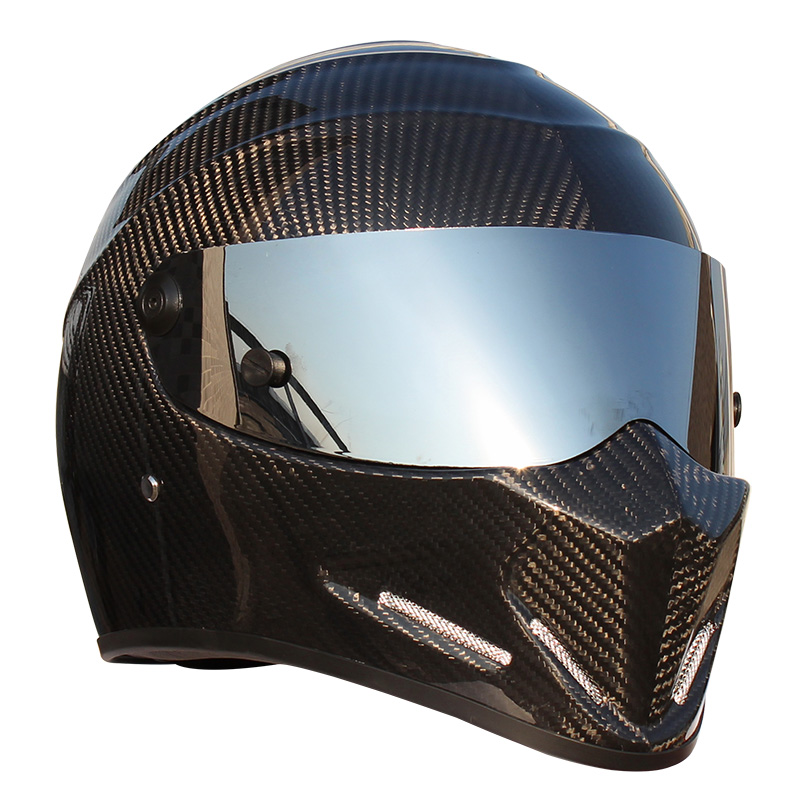 CRG ATV 4 Personalized Carbon Fiber Frosted Helmet Motorcycle Racing