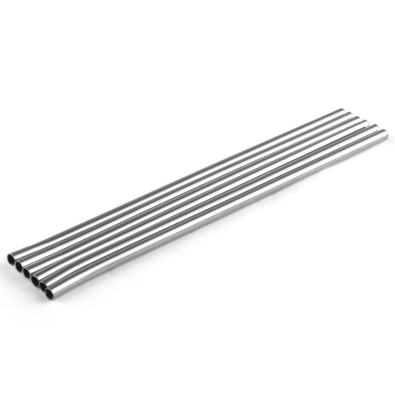 

8.5 inch 10.5 inch Straight Durable 304 Stainless Steel Drinking Straw Reusable Metal Bar Family kitchen Drinking Tools