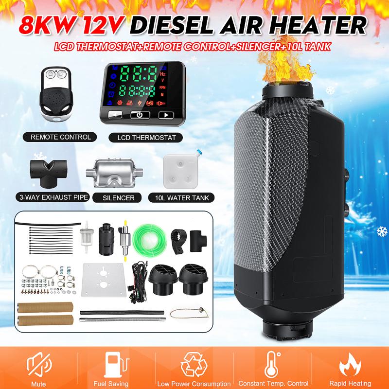

Car Parking 12V 8KW Heater Diesel Air Heater LCD Thermostat Remote Control Warmer Parking (Russia clears inventory)