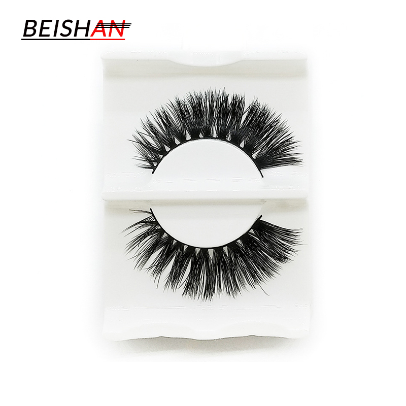 

1Pairs 100% Handmade Mink Eyelashes Natural Long Lasting Thick False Eyelashes 3D Mink Lashes Eyelash Extension Faux Lashes