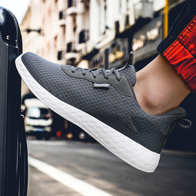 

Homemade brand Made in China Breathable women men running shoes black white grey Light weight Runners Sports Shoes trainers sneaker