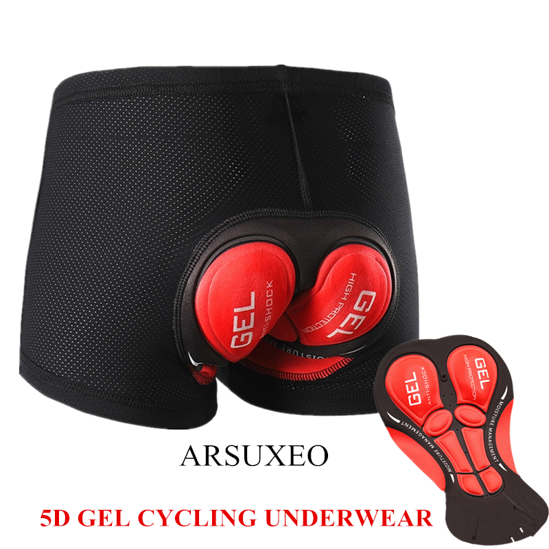 

ARSUXEO cycling underwear mountain bike mtb shorts 5D GEL road riding bicycle downhill men women bike breathable Tights Shorts, 001b green silicone