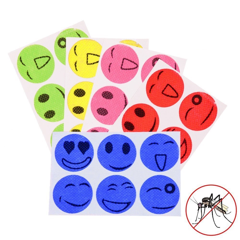 

Mosquito Repellent Patches Stickers 100% Natural Non Toxic Pure Essential Oil Keeps Insects Far Away Camping Travel 6000 PCS (1 set=6 pcs)