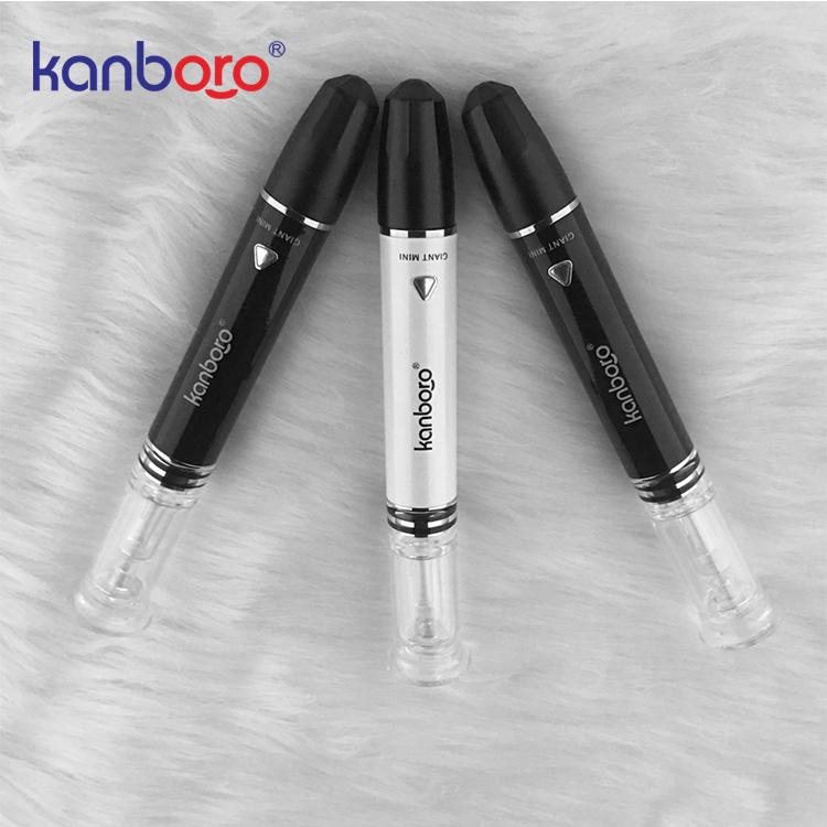 

Original Kanboro Electronic Cigarette Mini Giant Kit Dry Herb Vaporizer Ceramic Built in 1500mAh Battery Vape Pen, White