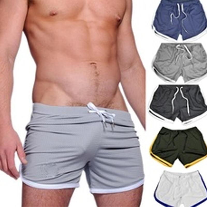 

Running Shorts Men 2020 Sport Gym Jogging Shorts Male Fitness Training Summer Male Quick Dry Jogging Short Pants, White