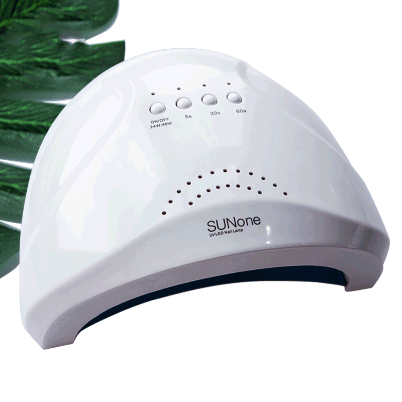 

Sunone 48W LED UV Lamp for Nail Dryer Hybrid Lamp Curing All Gel Nail Polish Manicure Machine Gel UV, White