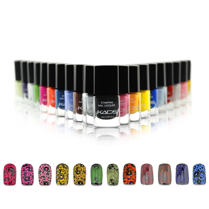 

Stamp Polish 1 Bottle/LOT Nail Polish & Stamp Nail Art 32 Color Optional Stamping Lacquer for Art, 12