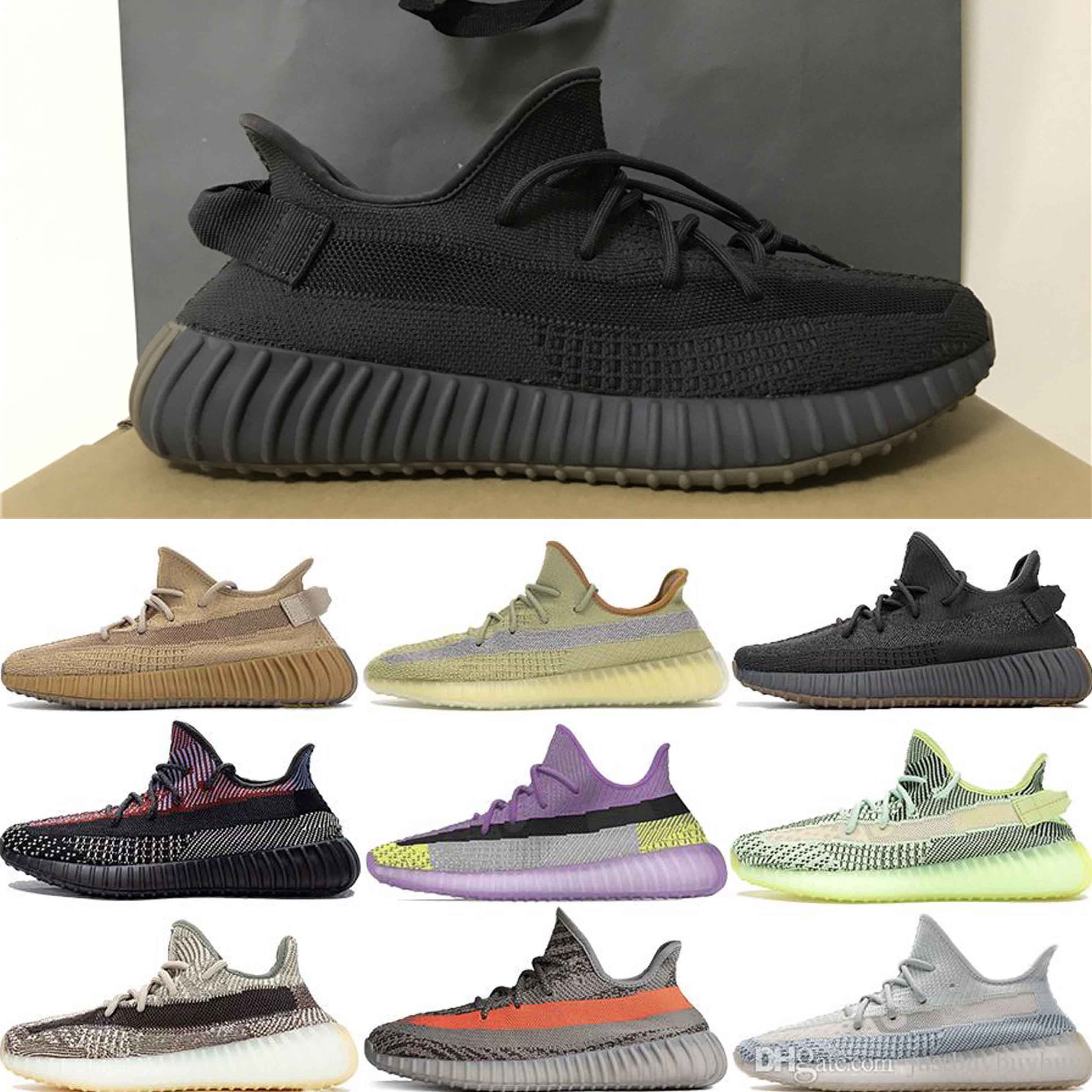 

Top Quality Running Shoes V2 Cinder Zebra Sneakers Static Reflective Cloud White Earth Sneaker Men Women Trainers Tail Light Shoe With Box, 4349 yeshaya reflective