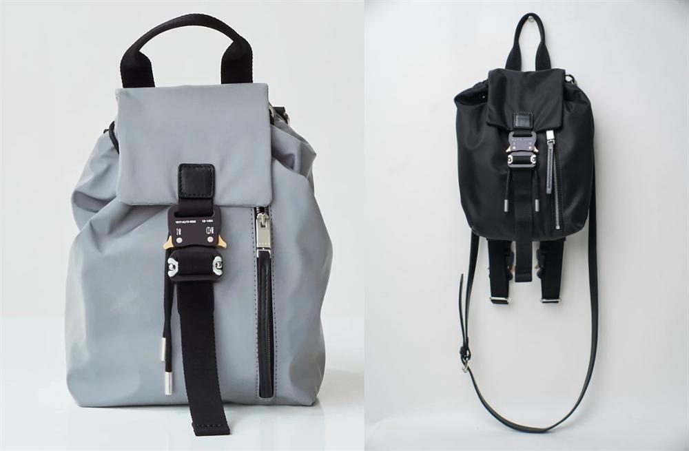 

men and women Alyx rollercoaster buckle backpack, Black small bag