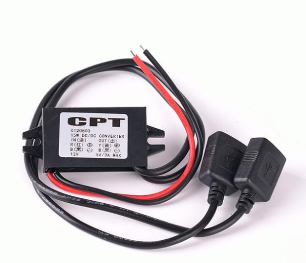MagiDeal DC 12V 24V 36V 48V a 5V 2A 10W Buck Step-Down Modulo di Potenza del Convertitore Auto