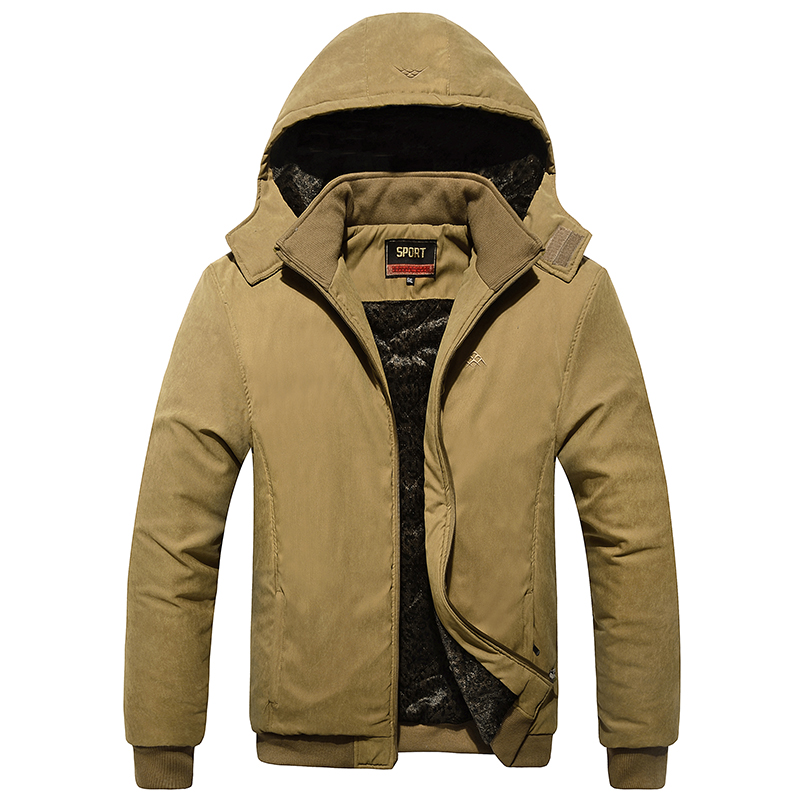

125kg Can Wear Big Size Winter Coat Men Outdoor Thermal Clothes Keep Warm Camping Hiking Jackets New 7XL Large Size Windbreaker, 9520 black