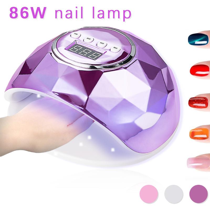 

Professional LED UV Nail Lamp for Nail Gel Polish Led Light 39 LEDs UV Lamp 86W Manicure, Bright white