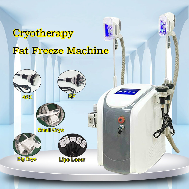 Prix ​​d'usine Cryolipolyse Machine de congélation graisse cryothérapie Slimming Cavitation RF Réduction de machine Lipo Laser