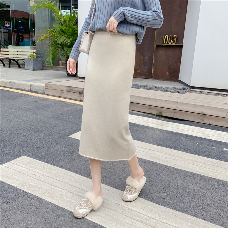 

Fv 2019 new autumn winter women fashion casual sexy Skirt kawaii plus size skirt korean long, Green