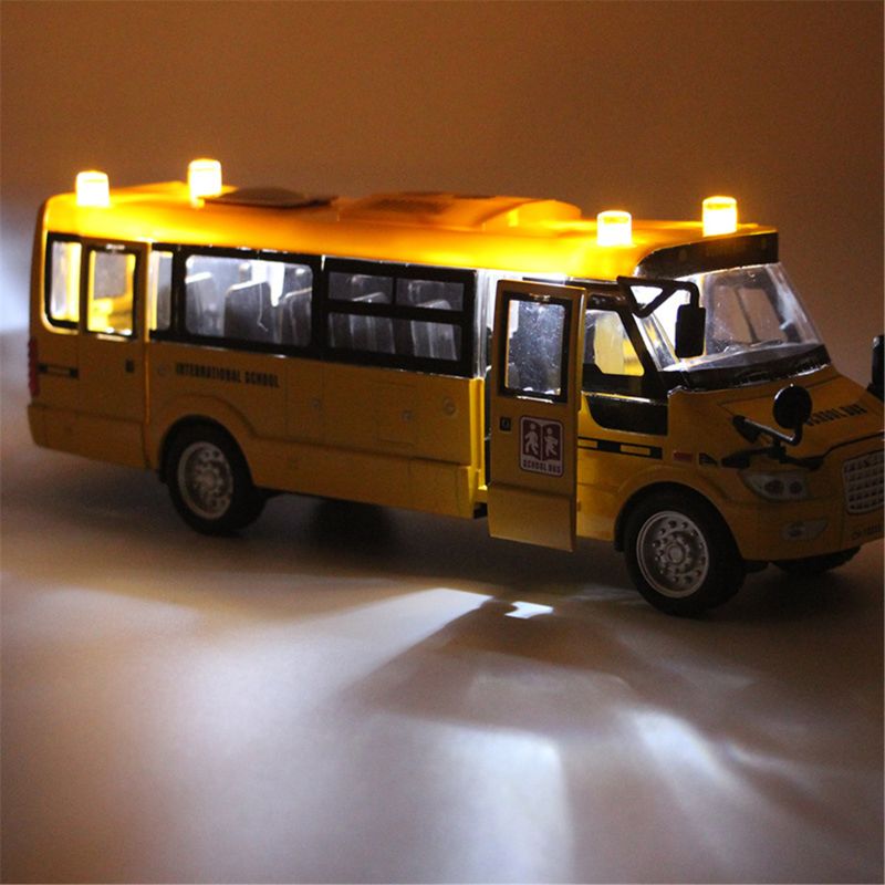 toy school bus with working lights