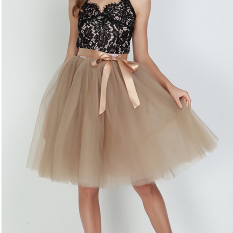 

Hirigin Sexy Women Summer Streetwear Mini Skirt Lace Mesh Tulle Cocktail Party Prom Wedding Skirt Faldas Mujer Moda, Blue
