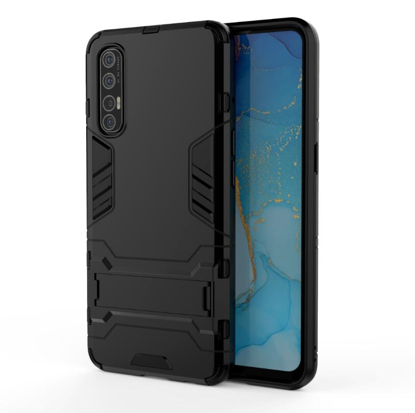 

For Oppo Find X2 Pro Case Fashionable Stand Rugged Combo Hybrid Armor Bracket Impact Holster Cool Cover For Oppo Find X2 Pro