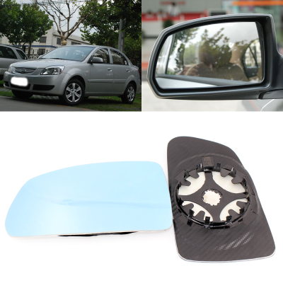 

For Kia Rio large vision blue mirror anti car rearview mirror heating modified wide-angle reflective reversing lens