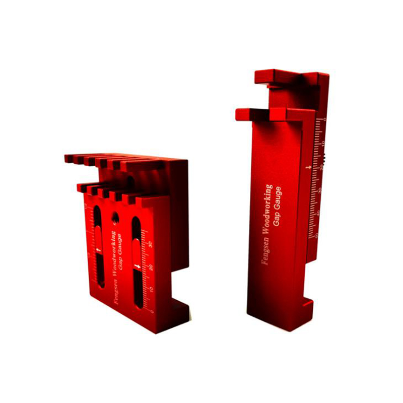 

Woodworking Mini Gap Gauge Aluminum Alloy Depth Measuring Sawtooth Ruler Marking Gauge Measuring Tools