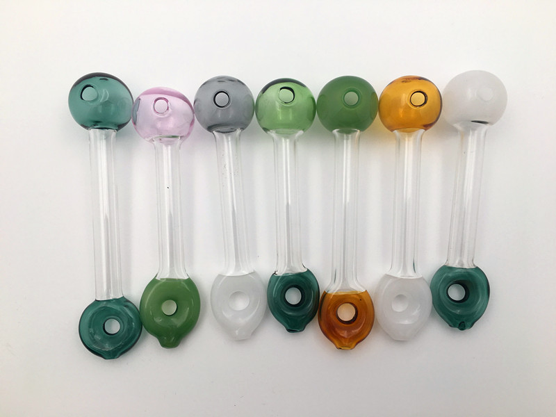 

great budget pyrex glass oil burner pipes hand blown glass pipe for tobacco dry herb smoking free shipping