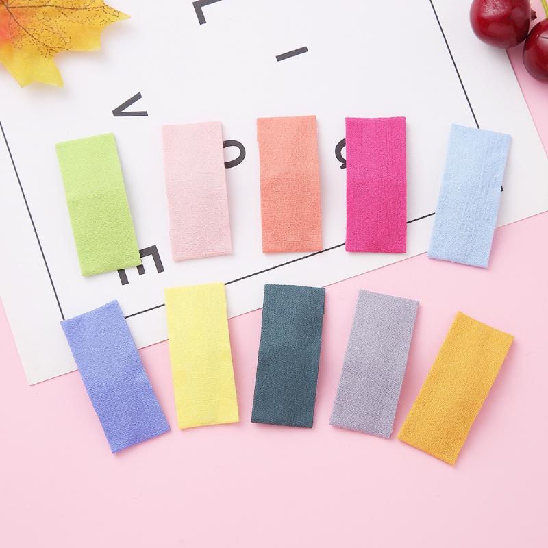 

New Solid Lovely Hair Clip Cloth Candy Color Girls Hairpins Hair Clip Kids Headwear Children Accessories Baby BB Clips, Nsfb-9751-7