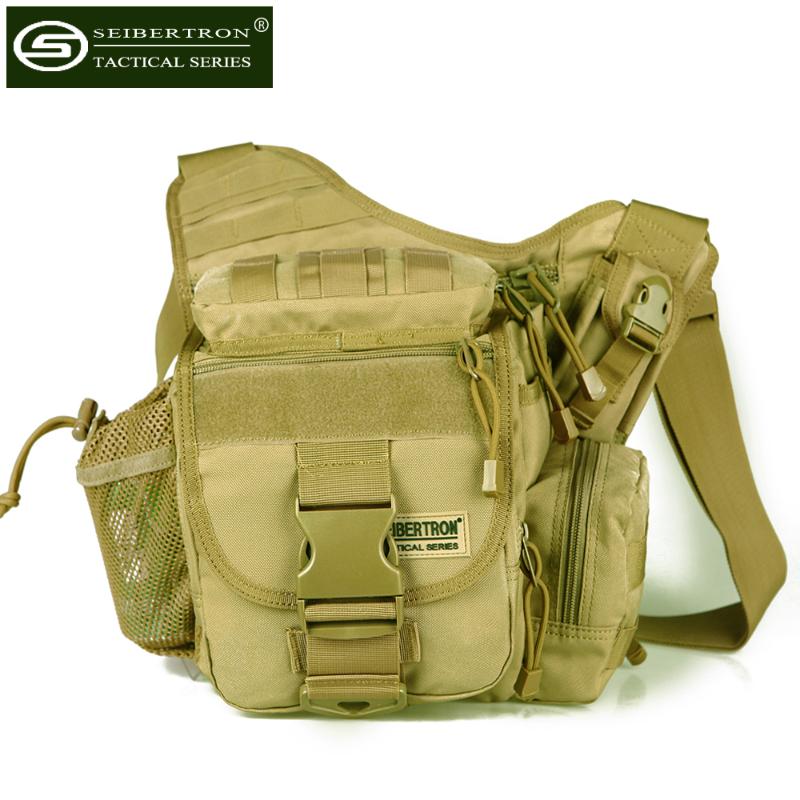 

Seibertron Canvas Chest Pack Tactical Sling Shoulder Bags Nylon Quick-Release Super saddle bag Outdoor photographers camera bag, Black