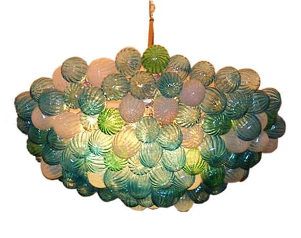 

Modern LED Home Art Decoration Lamp Chandeliers Lighting Hanging Bubble Chandelier Hand Blown Murano Glass Pendant Lamps