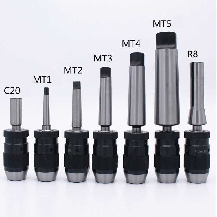 

Self-tightening drill chuck, with taper shank, milling machine, lathe, MT1, MT2\MT3\MT4\MT5, R8, C20 straight shank