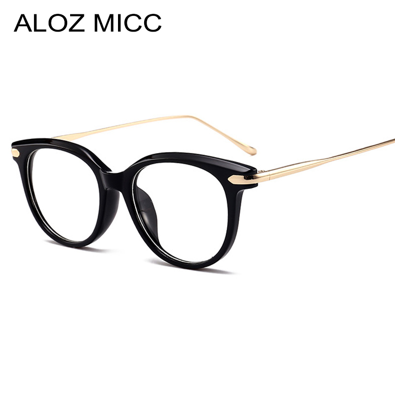 

ALOZ MICC Women Eyeglasses Frame Acetate Cat-Eye High Quality Fashion Woman Stylish Female Glasses Optical Prescription Eyewear A122