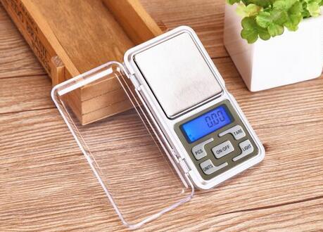 

Mini Electronic Digital Scale Jewelry weigh Scale Balance Pocket Gram LCD Display Scale With Retail Box 500g/0.1g 200g/0.01g