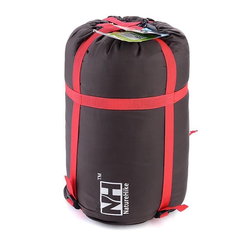 

Lightweight Outdoor Sleeping Bag Pack Compression Stuff Sack High Quality Storage Carry Bag For Camping Hiking Mountaineering, Black