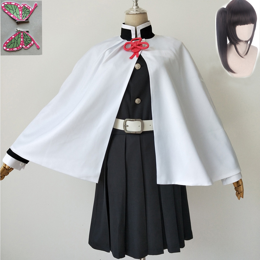 

Demon Slayer Kimetsu no Yaiba Cosplay Costume Tsuyuri Kanawo Cosplay Costume, Black