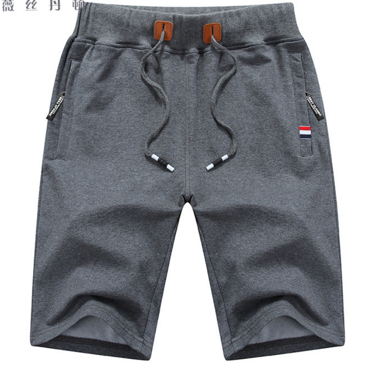 

2020 High Quality Cotton Men's Shorts Pants Stretch Sports Pants Casual chores para hombre streetwear sweatpants men, Black