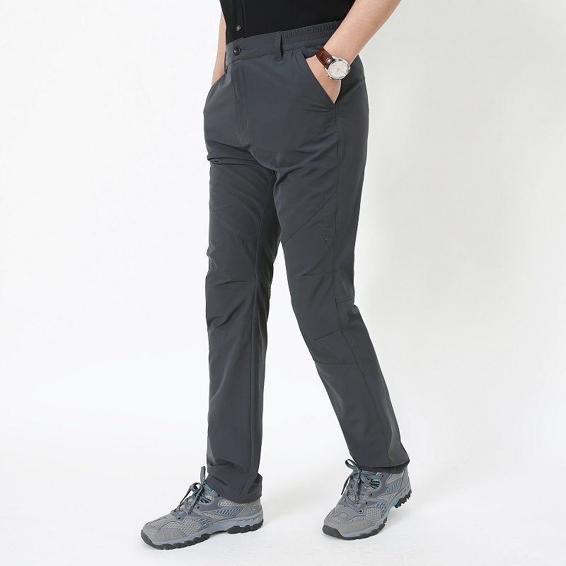 

Outdoor men's tactical trousers mountaineering pants combat camping hiking pants 4 way stretch multi-pocket work, Black