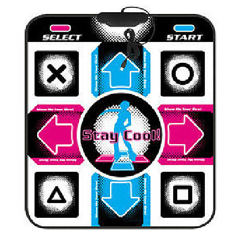 

New HD Revolution Non-Slip Dancing Step Dance Mat Yoga Pad Pads USB Dancer Blanket Fitness Equipment Foot Print Mat for PC, As pic