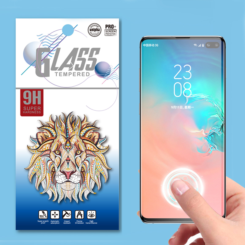 

For Samsung Note 10 10 pro Curved Tempered Glass 9H Case friendly Screen Protector Galaxy S10 S10 Plus with Luxury Package