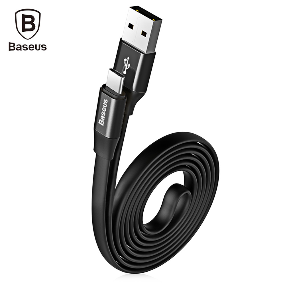 

Baseus Nimble Type-C Portable Cable Data Transmission 2A Fast Charging Cord 1.2M, Black
