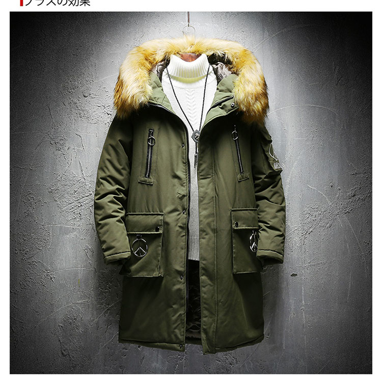 

Luxury Winter Jacket Parka Men Cotton Classic Casual Down Coats Mens Designer Outdoor Warm Jacket High Quality Men Coat Outwear, Black