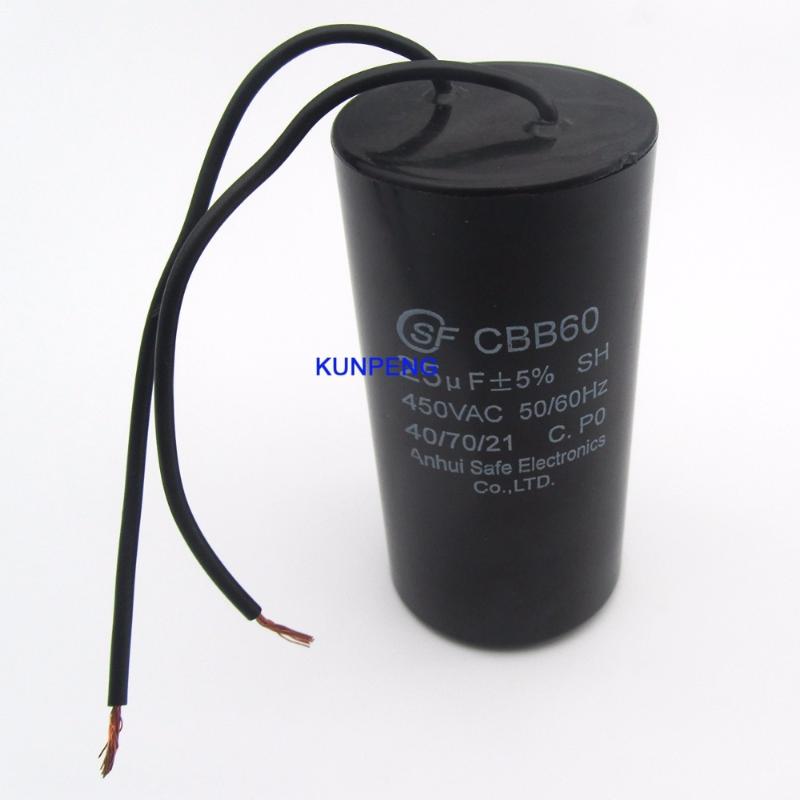 Motor ejecutar Capacitor 10uf 450v Universal Motor de arranque