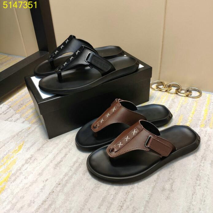 

2019 new summer mens flip flops outdoor sandals toepost casual beach man slippers Slides Hombre 38-44, Black